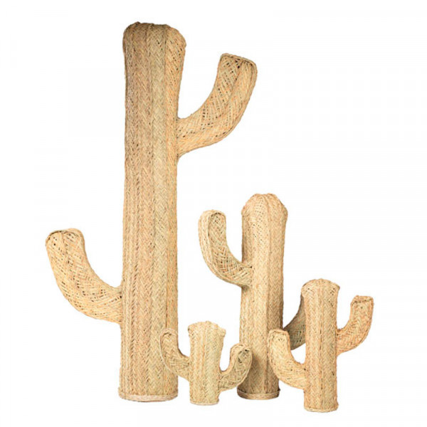 Cactus de rattán 30 x 15 cm