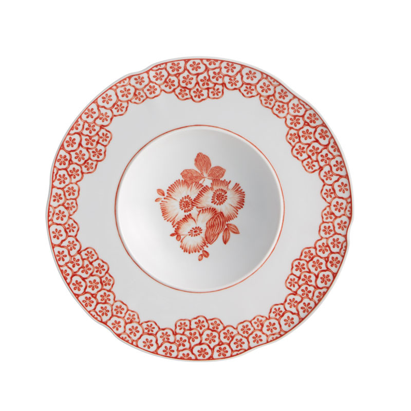 Plato hondo Vista Alegre Coralina