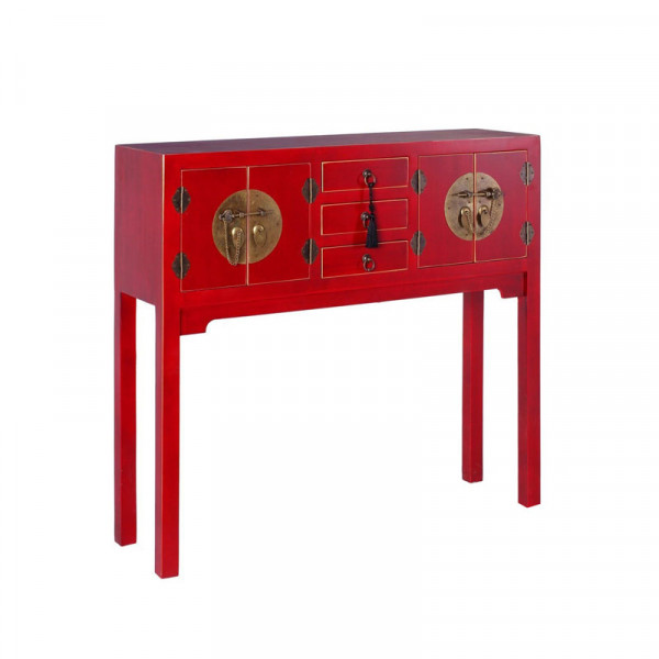 Consola oriental roja