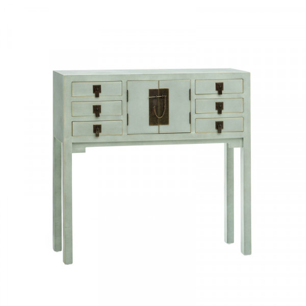 Consola oriental verde menta