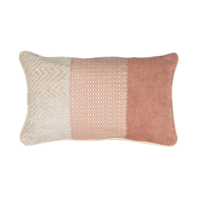 Venta online de cojines rústicos rombos naranjas.